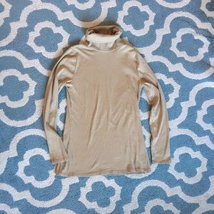 COPY - A&F Tan Turtleneck